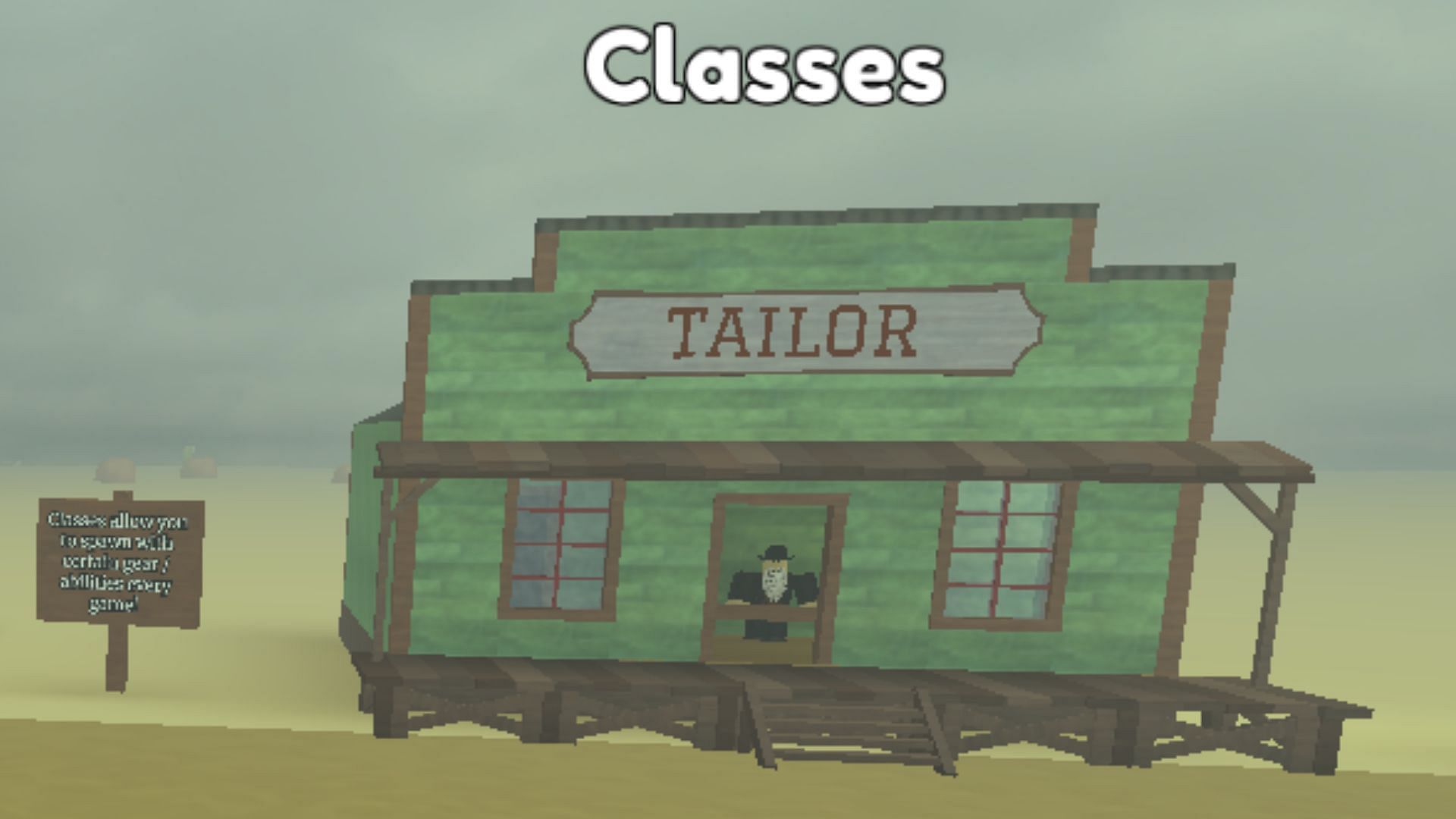 The Tailor building in Dead Rails (Image via Roblox)